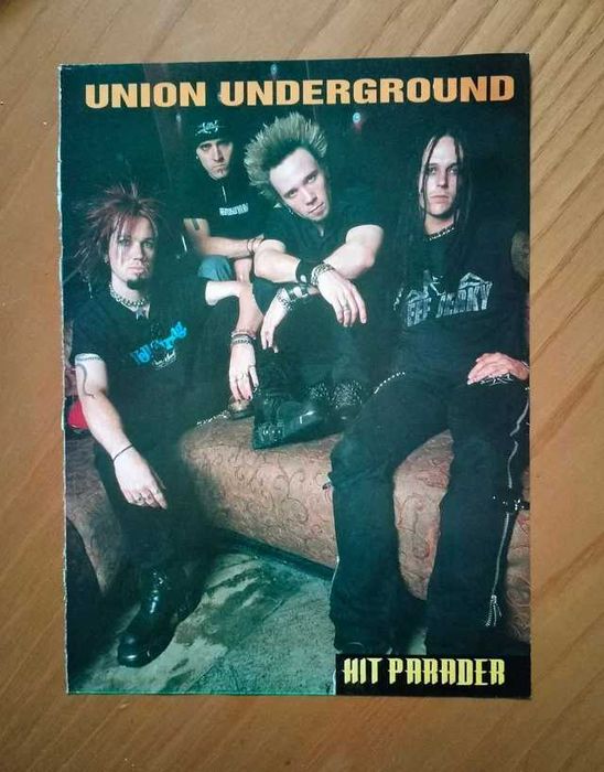 Póster A4 da banda Union Underground – Nu Metal anos 2000