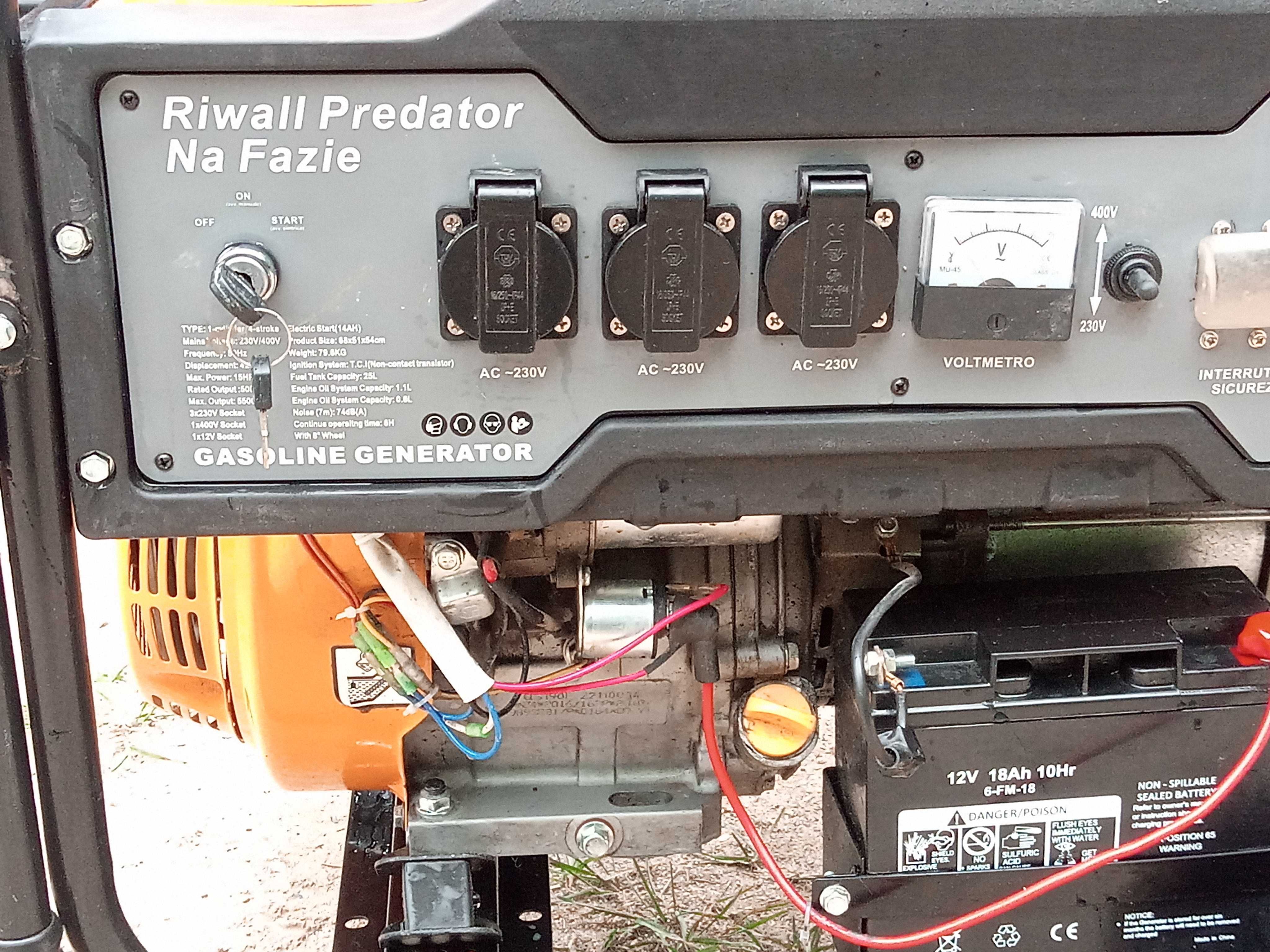 Agregat prądotwórczy 3 fazy