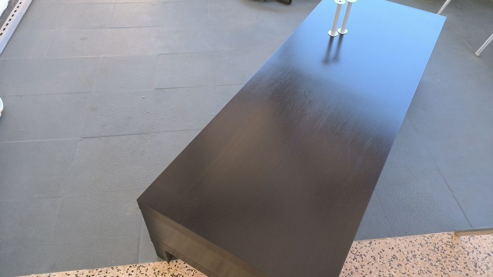Móvel preto 150x50x30 basicamente novo