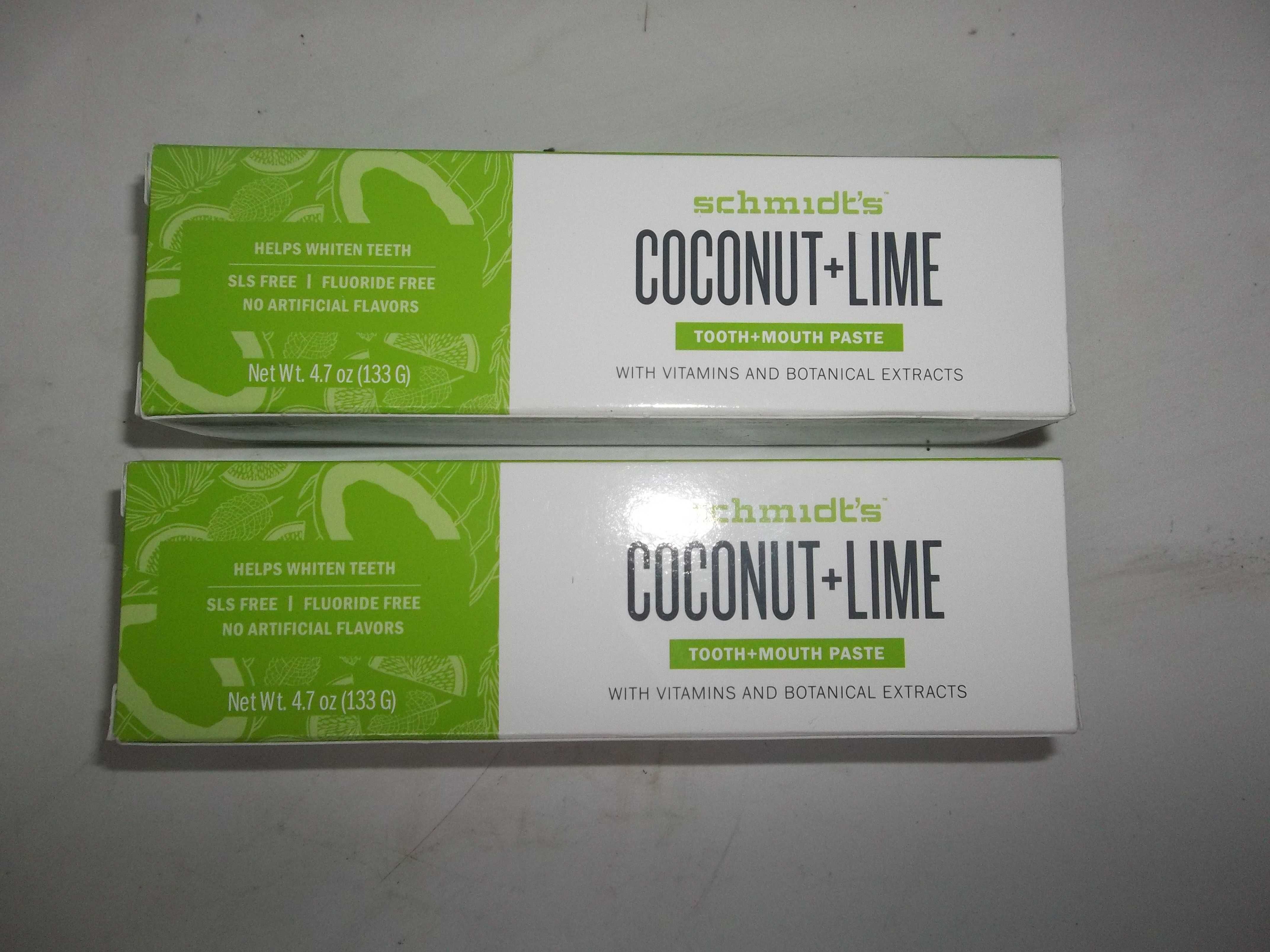 зубная паста COCONUT + LIME производство США