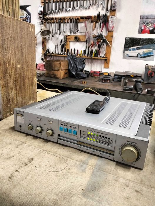 Аудіо підсилювач аудиоусилитель  Амфитон 75У-202С + акустика 50АС-107