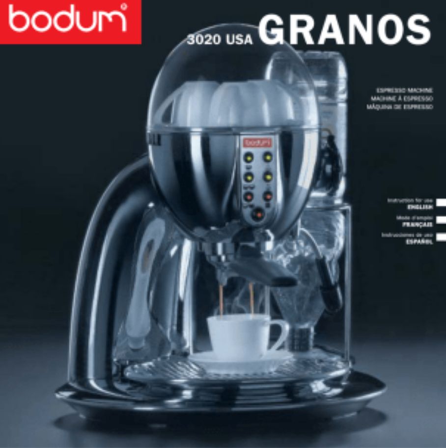 Máquina de café de design da Bodum