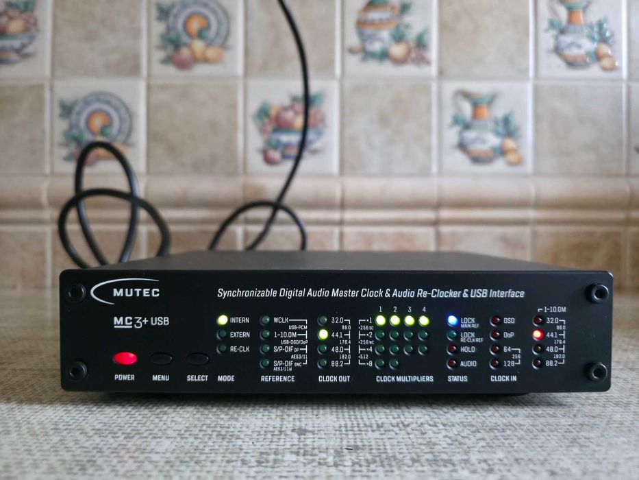Mutec MC-3+ USB Zegar wzorcowy re-clocker DAC Meitner DCS Nowy 6360zł