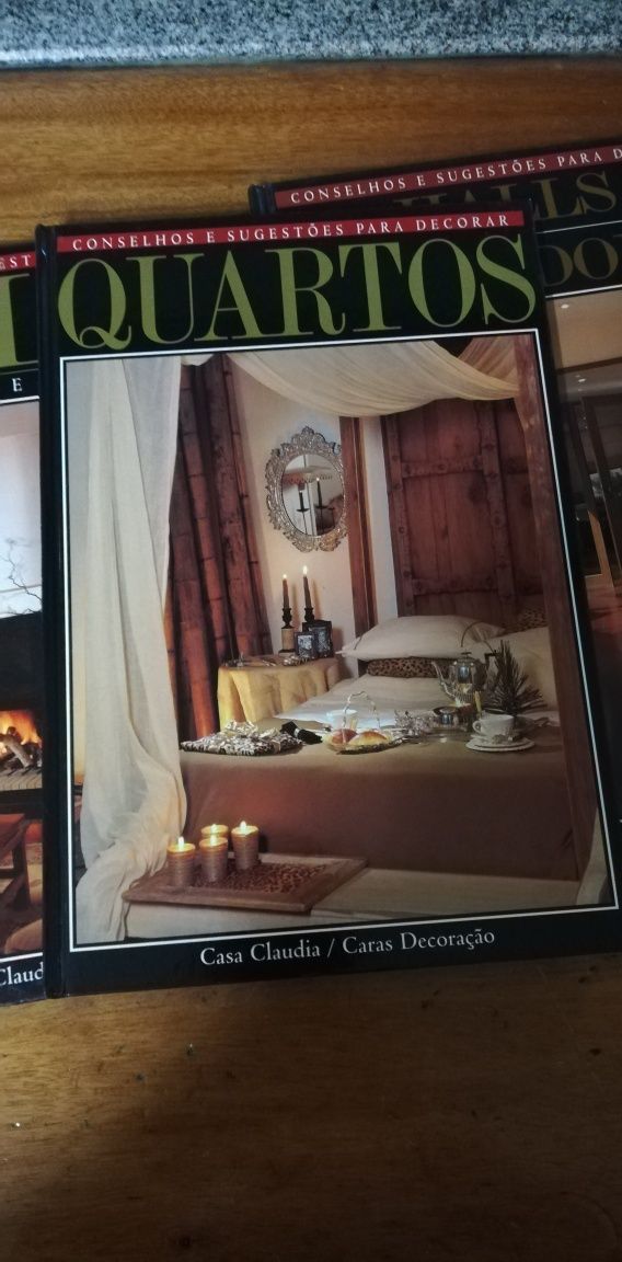 Livros conselhos e sugestões para decorar