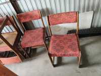 6 krzeseł drewnianych  - prl