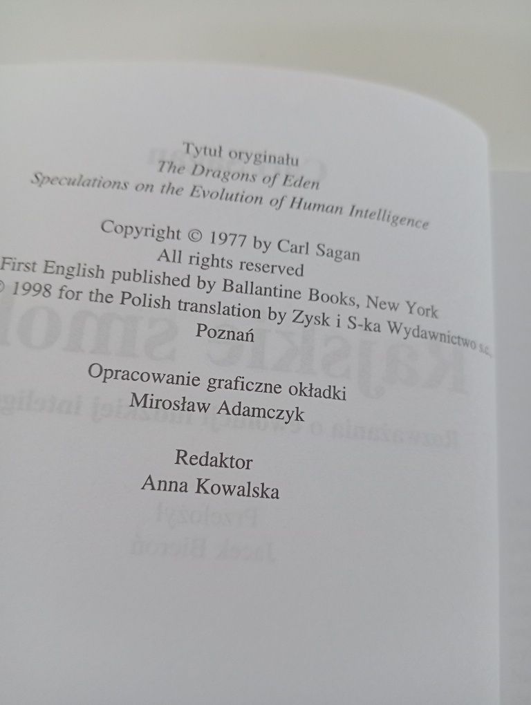 Rajskie smoki. Rozważania o ewolucji ludzkiej - Sagan