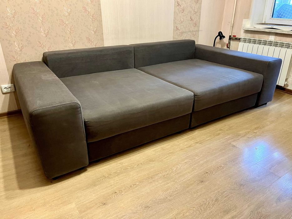 Великий розкладний диван-єврокнижка, спальне місце 170х200, антикіготь