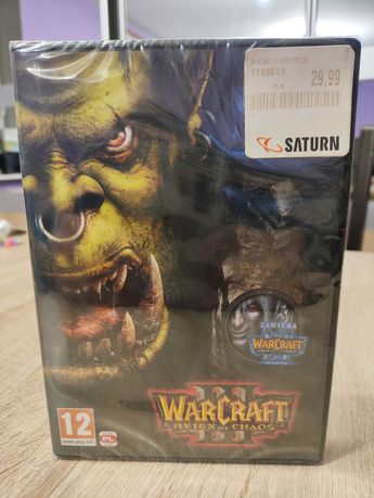 Warcraft 3 III + Frozen Throne PL - nowa, folia, polska wersja