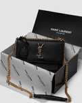 Жіноча сумка Saint Laurent Люкс женская сумка кроссбоди на цепочке топ