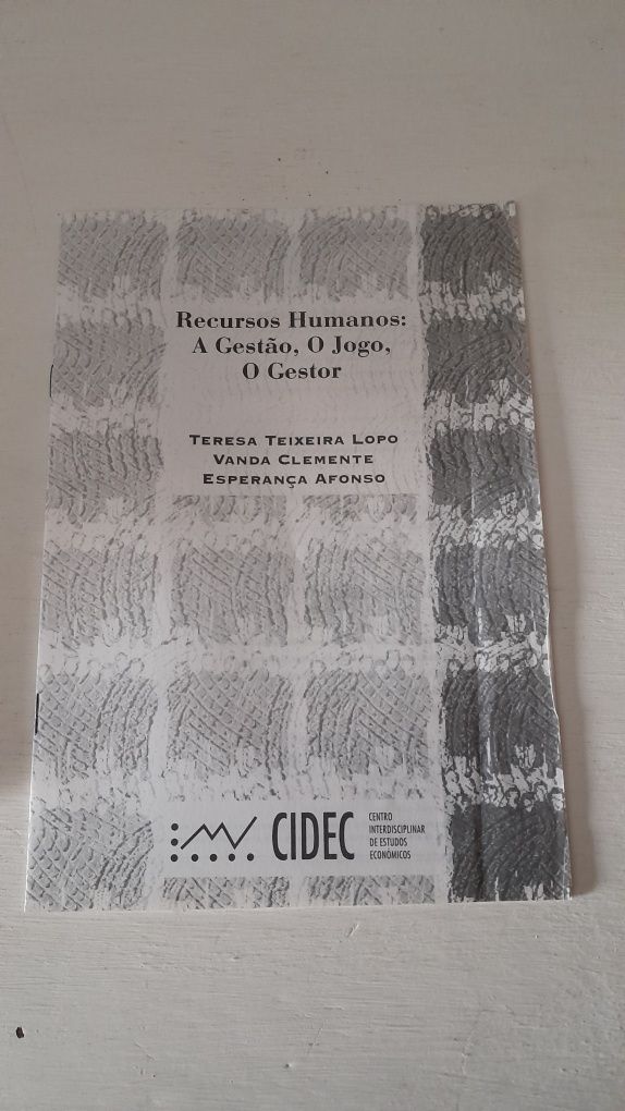 Recursos Humanos: A Gestão, o Jogo, o Gestor