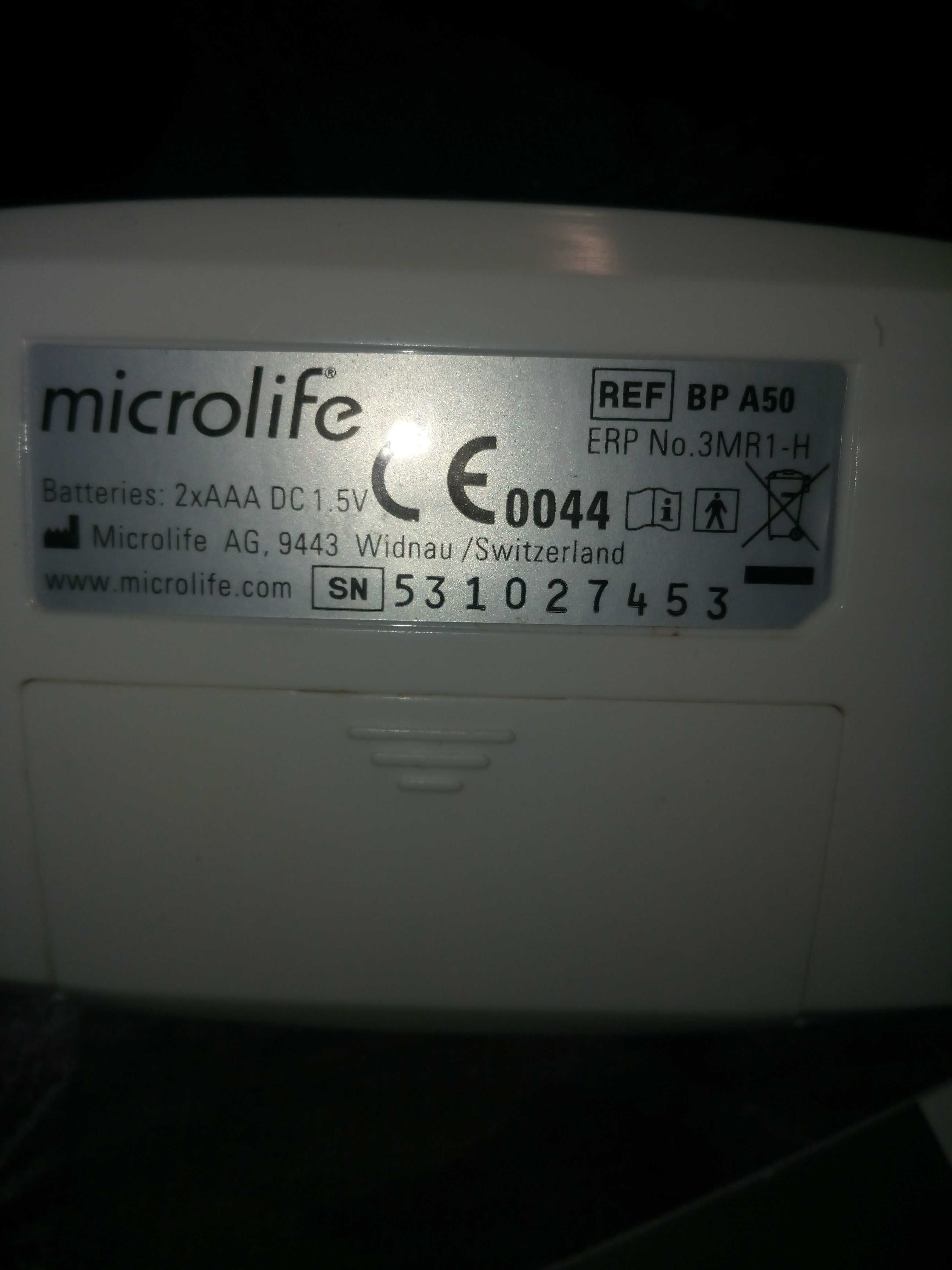 Тонометр microlife bp a50