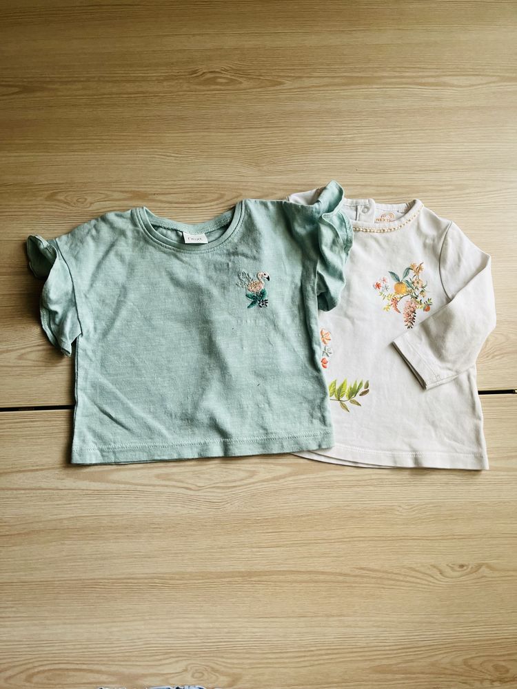 Джинсовая куртка Next, джинсы Zara 3-6 мес