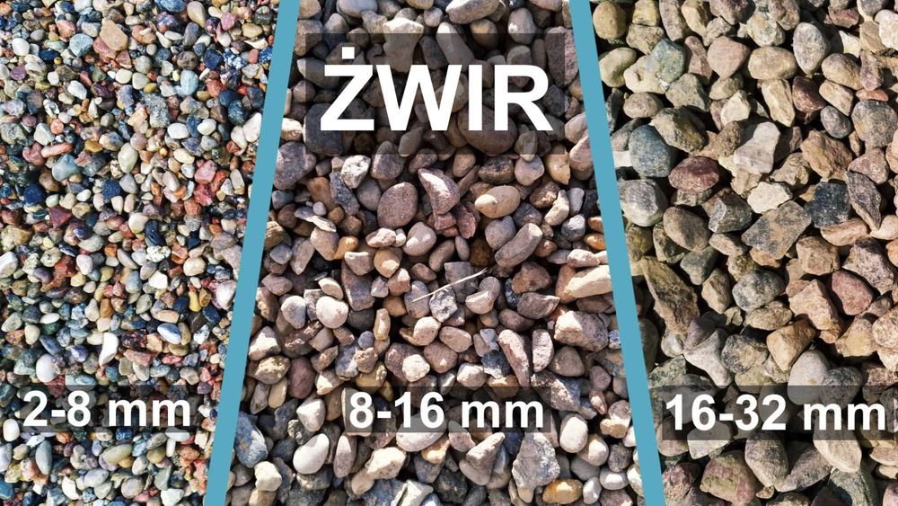 Piasek budowlany żwir żwirownia czarnoziem kruszywa pospółka tłuczeń