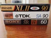 Kasety magnetofonowe Sony SR TDK SA Maxell