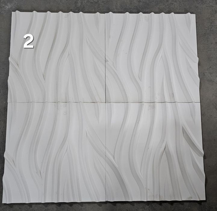 Wyprzedaż. Dekoracyjne płytki gipsowe 3d na ścianę 50x50 cm