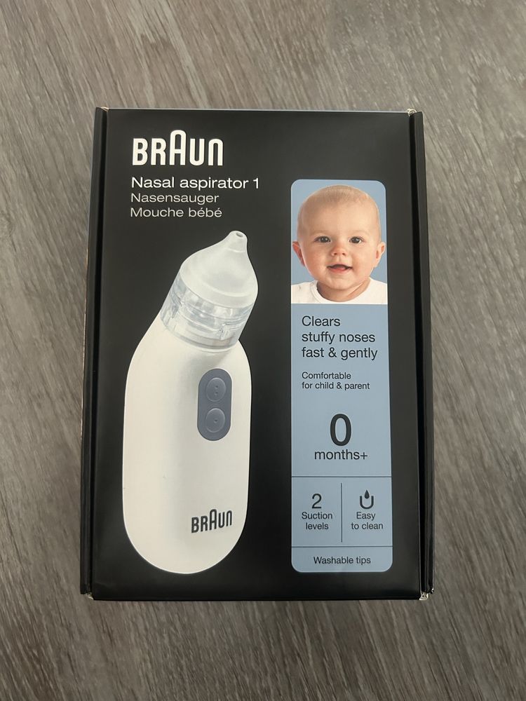 Braun Nasal aspiration 1 aspiartor do nosa dla dzieci i niemowląt