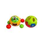 Zestaw 2 interaktywnych zabawek edukacyjnych Fisher-Price i sorter kul