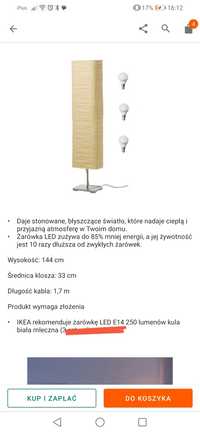 Lampa podłogowa IKEA
