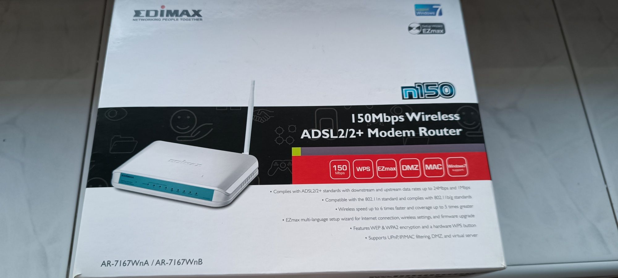 Router model edimax wi-fi.