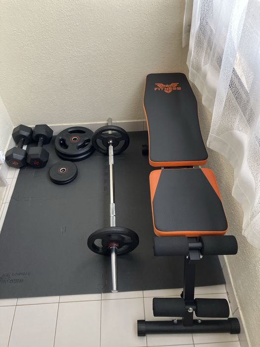 Banco musculacao e pesos