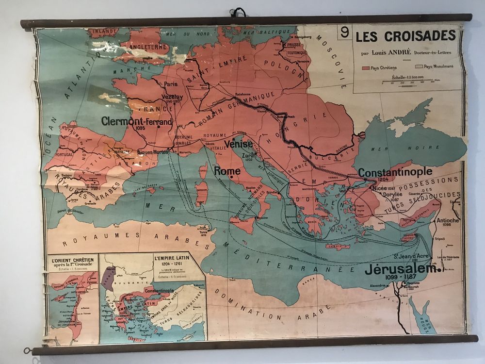 Mapa das cruzadas