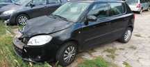 Skoda Fabia II uszkodzona