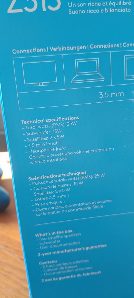 Głośniki Logitech z313 2.1