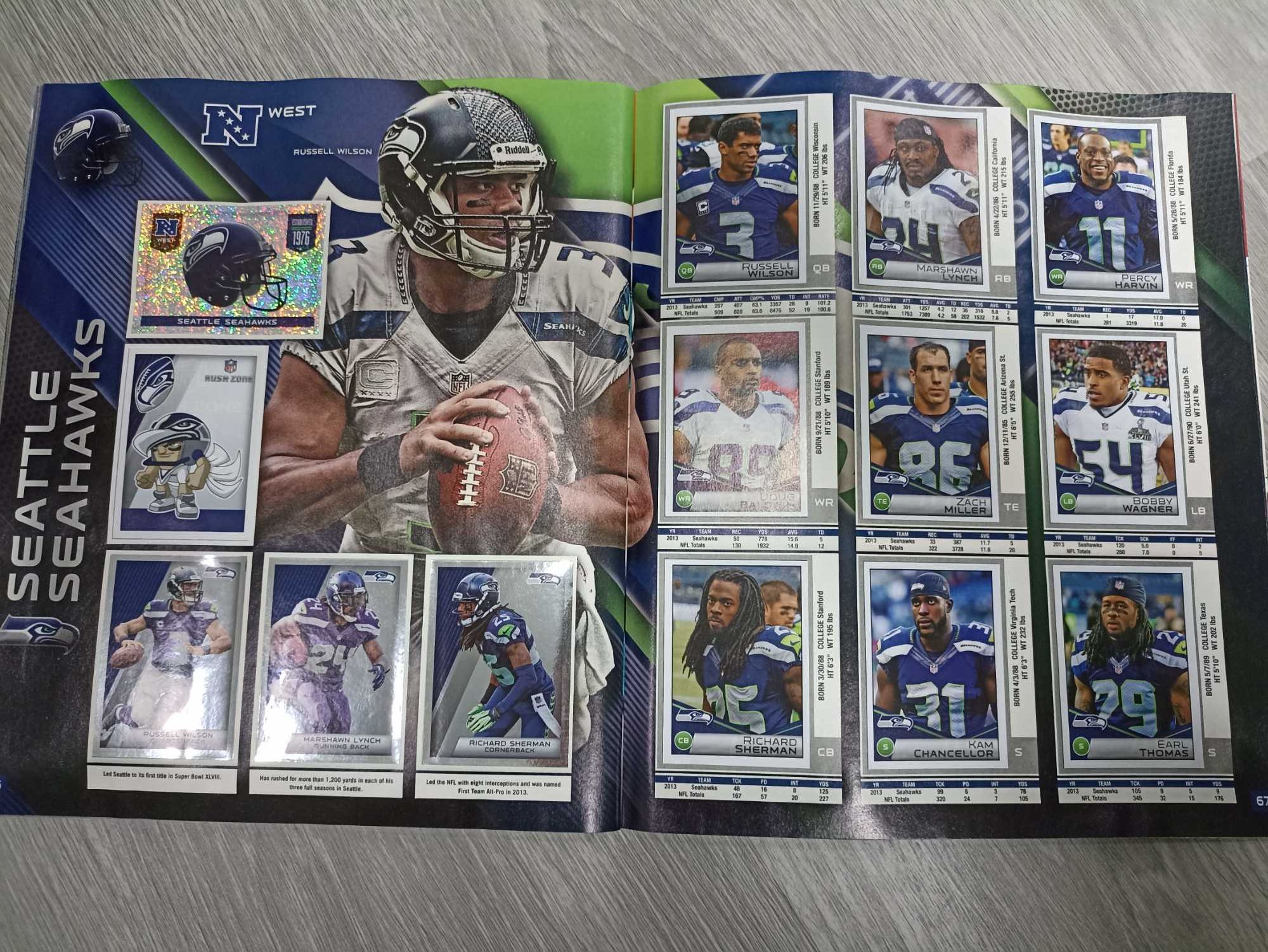 Caderneta NFL 2014 Panini