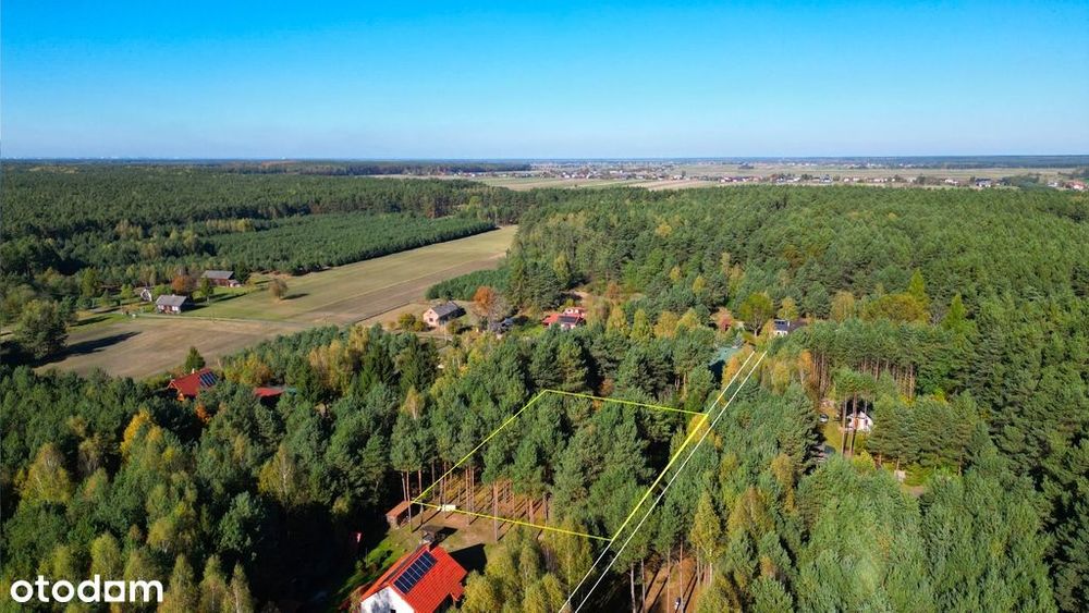 Działka budowlana 1200m² nieopodal rzeki Pilicy