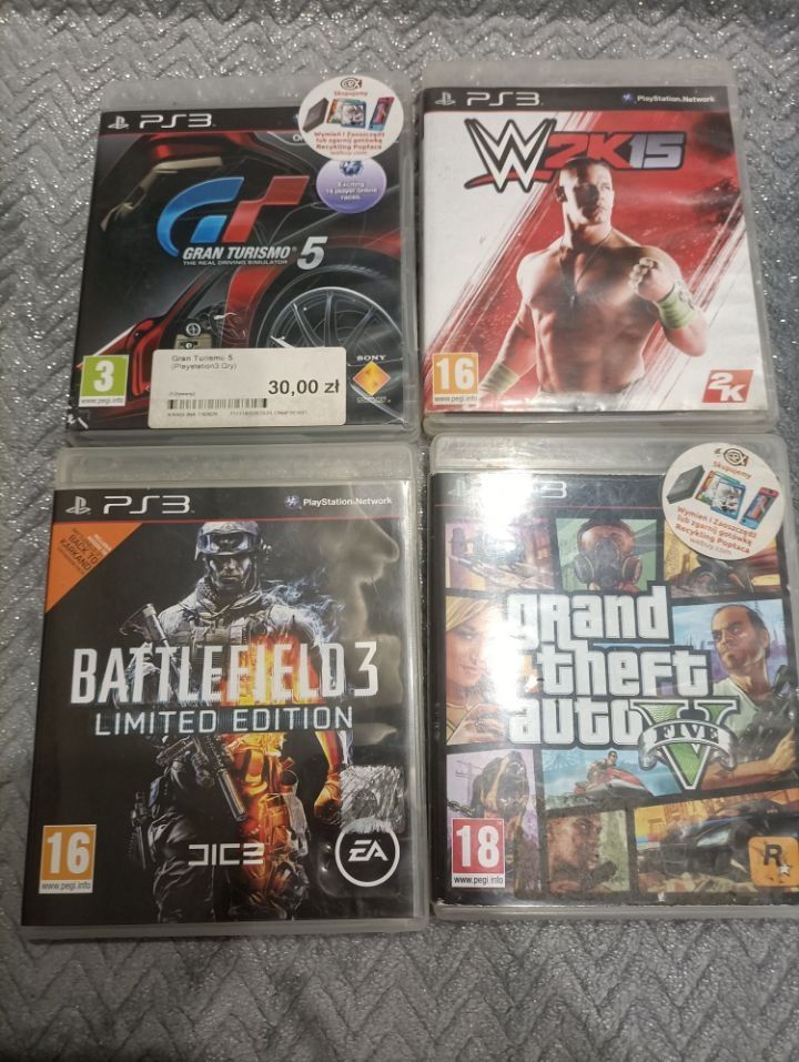 Sprzedam gry na PS3