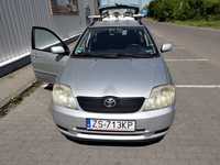 Toyota Corolla E12 2002 rok 1,6 benzyna kombi srebrny wersja SOL