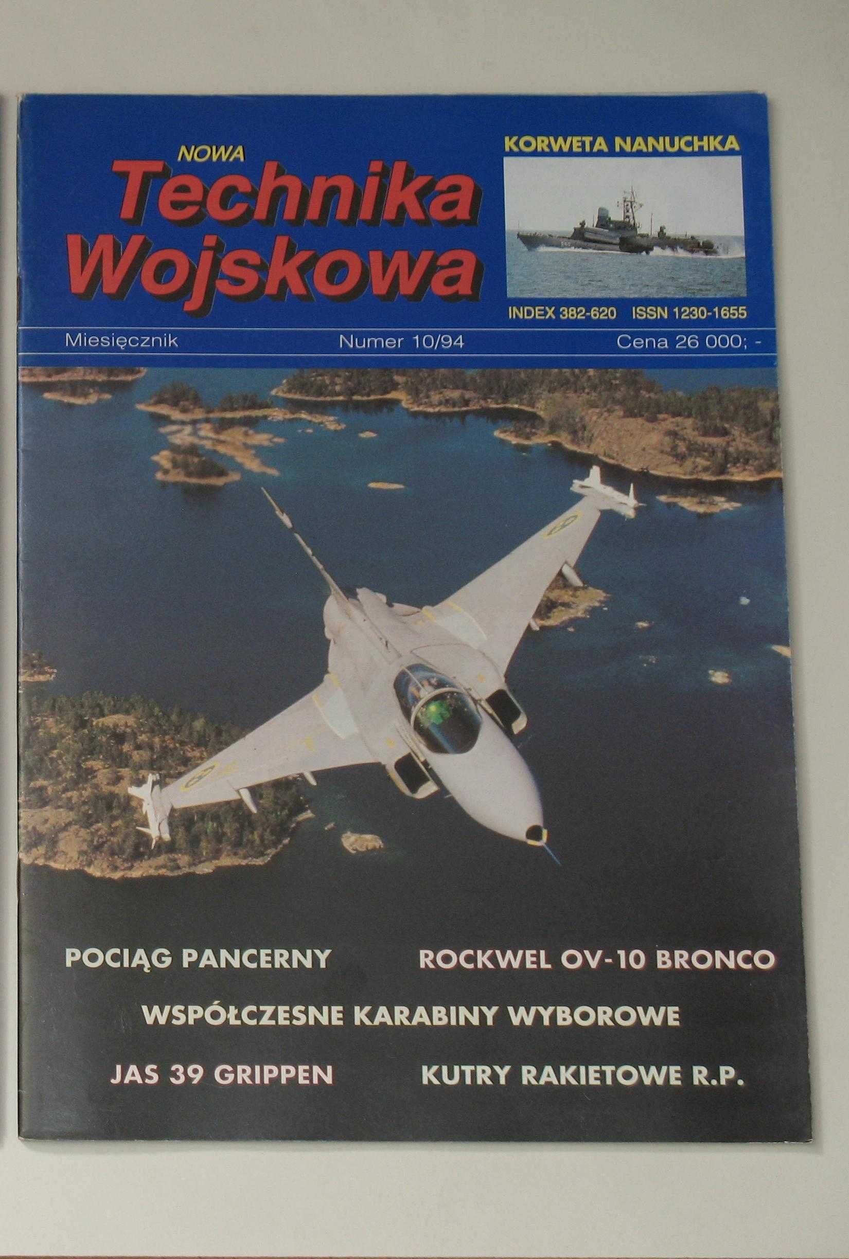 Technika Wojskowa numer 10, rocznik 1994