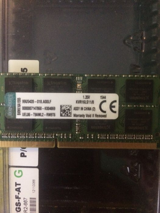 DDR3 8GB SO-DIMM Hynix, Samsung, Kingston 1600,1333 MHz Intel