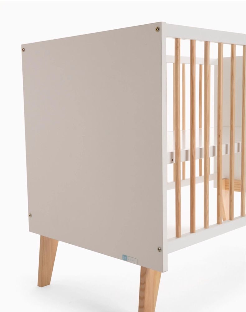 Cama de bébe e criança zippy 3 em 1, 120x60cm com colchão