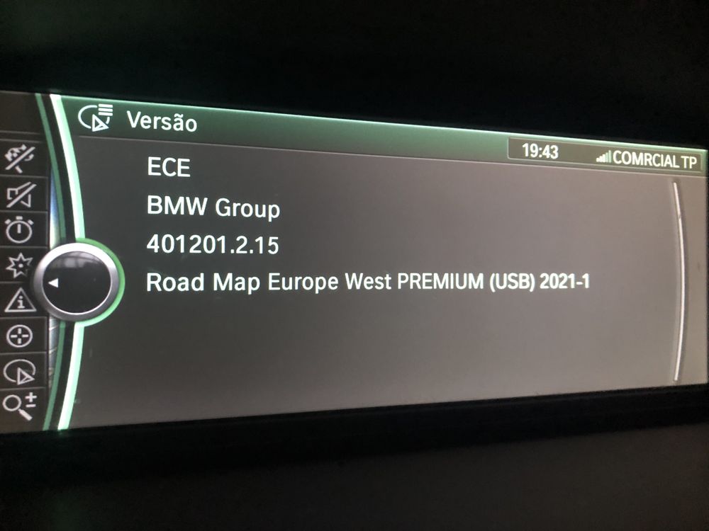Actualização mapas navegação GPS BMW Mini