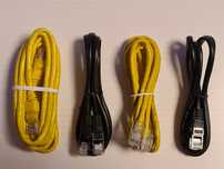 " SUPER  CENA"  Przewody Ethernetowre 8 sztuk  za wszystkie 25 zł