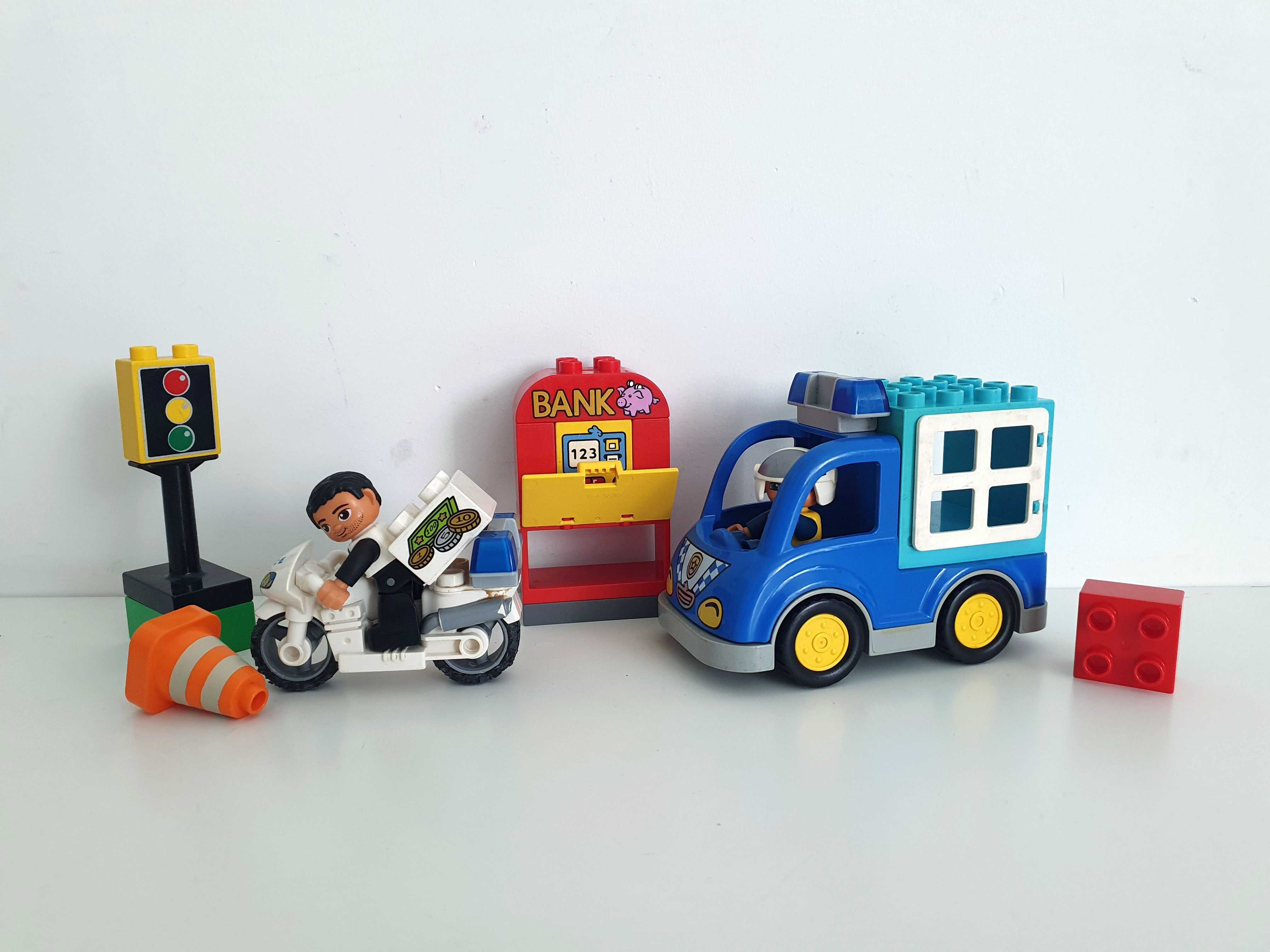 Lego DUPLO 10809 patrol policyjny 5679 motocykl policja sygnał klocki