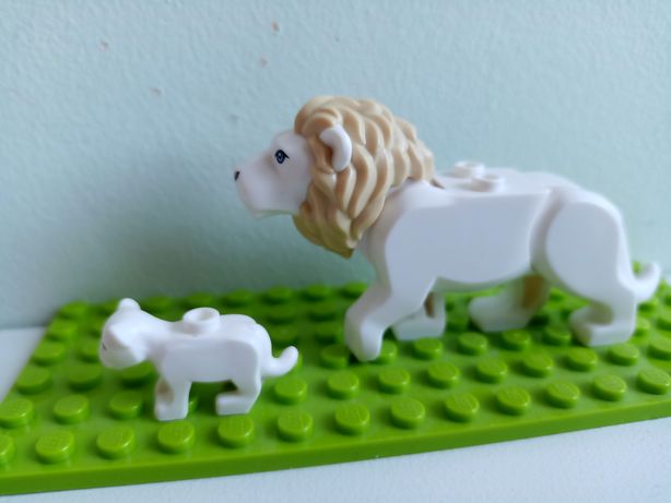 Lego City Biały Lew + lwiątko NOWE