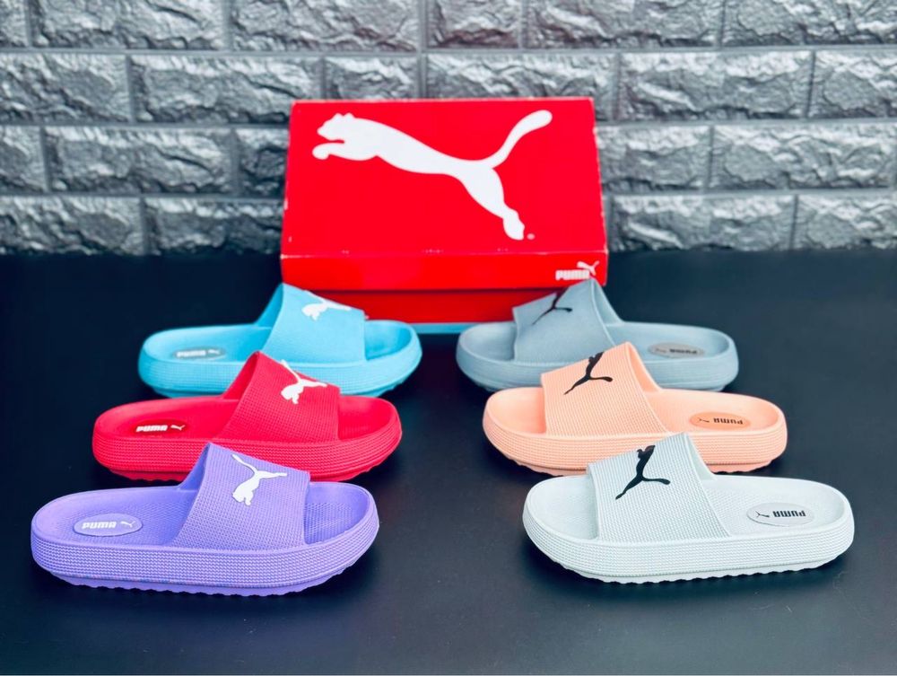 Шльопанці жіночі Puma яскраві/ стильні/ зручні