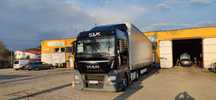 MAN TGX 18.460 XLX MEGA 2016 low deck zestaw z naczepą WIELTON 2014