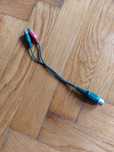 kabel przewód mini DIN 7 PIN 2x RCA CINCH