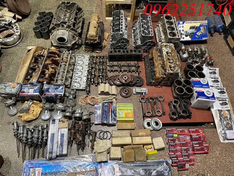 Запчасти двигателя Уаз, Газ 21 Газ 24, Газ 53 Газ 66, Змз 402, Змз 406