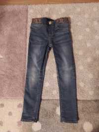 H&M jeansy spodnie rurki 104