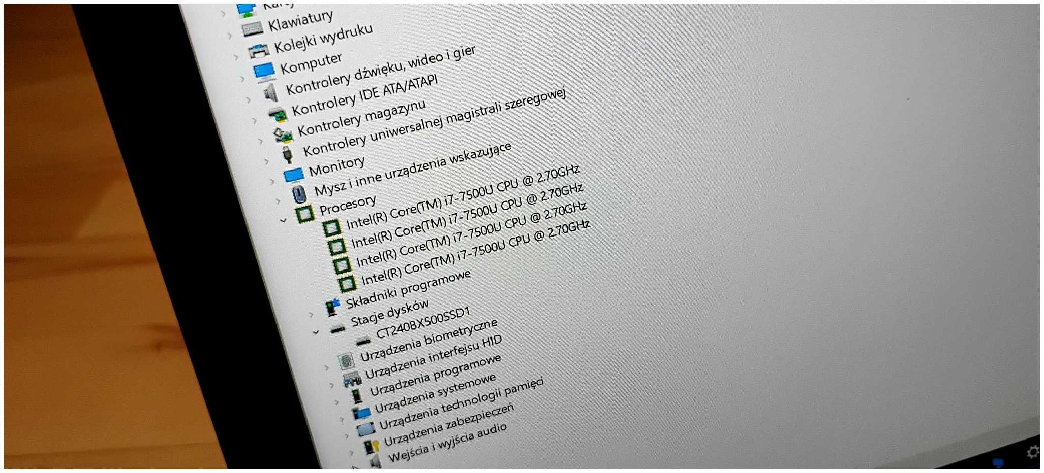 Lenovo IBM ThinkPad x270 12,5” i7 256GB SSD RAM 16GB + Stacja Dokująca