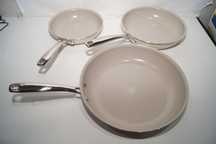Zestaw patelni Rechef z powłoką ceramiczą 20cm 24cm 28cm 3x patelnia