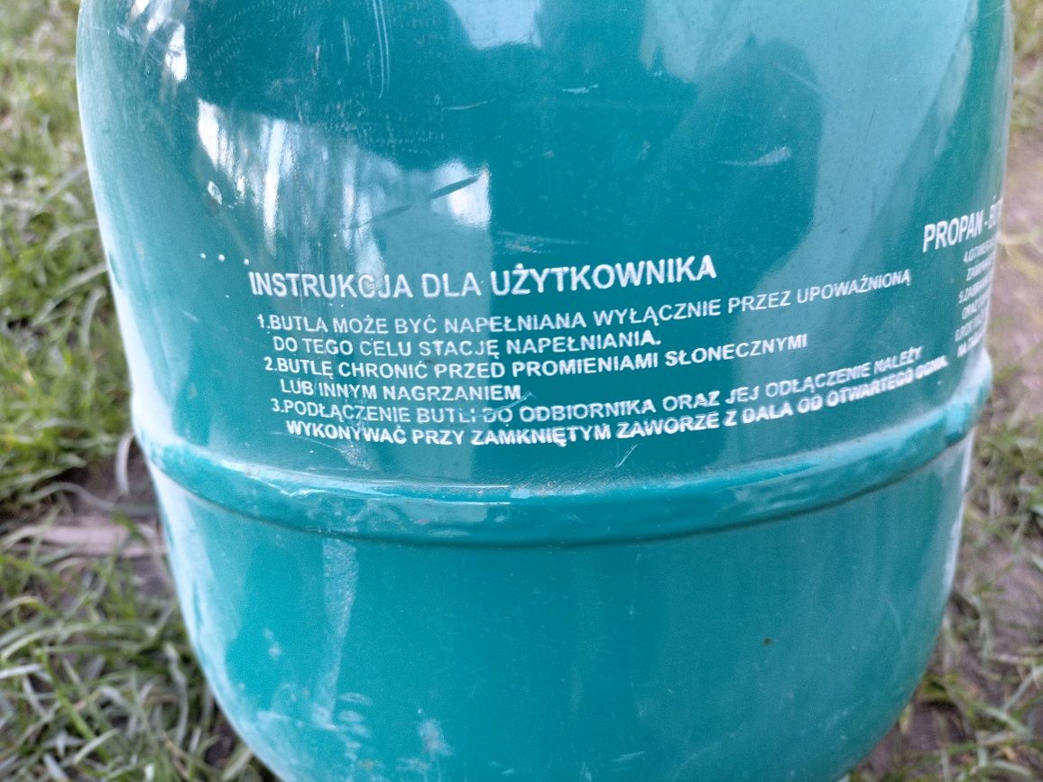 Butla turystyczna 3 kg pełna z palnikiem