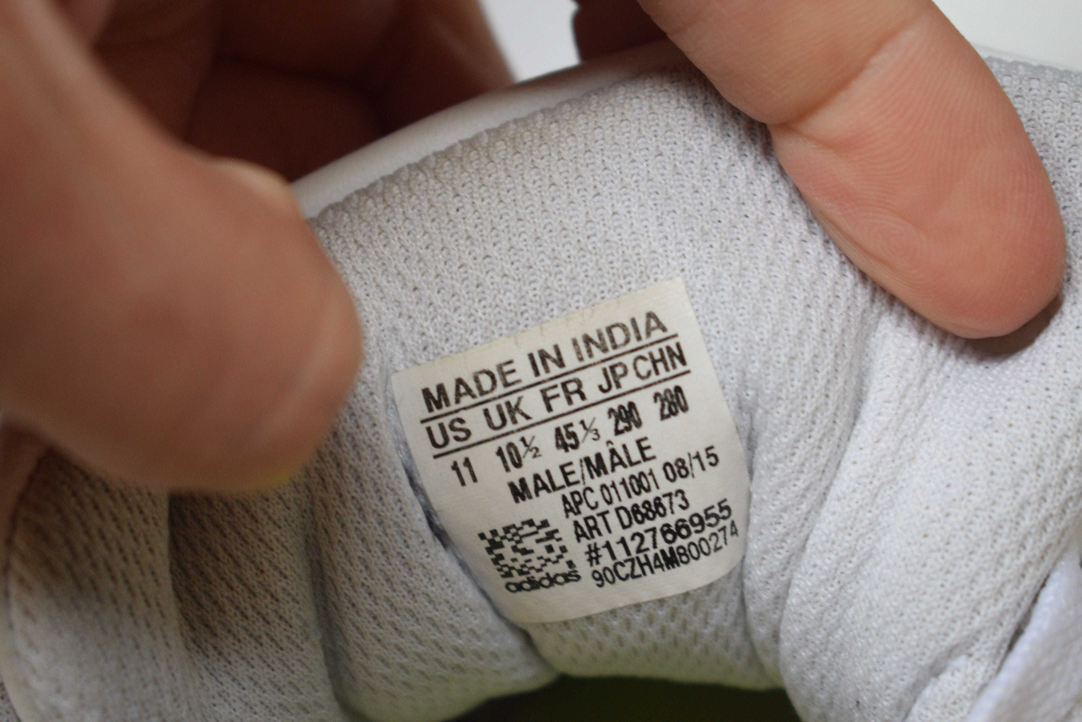 кожаные кеды туфли слипоны мокасины кроссовки деми Adidas р. 45 29 см