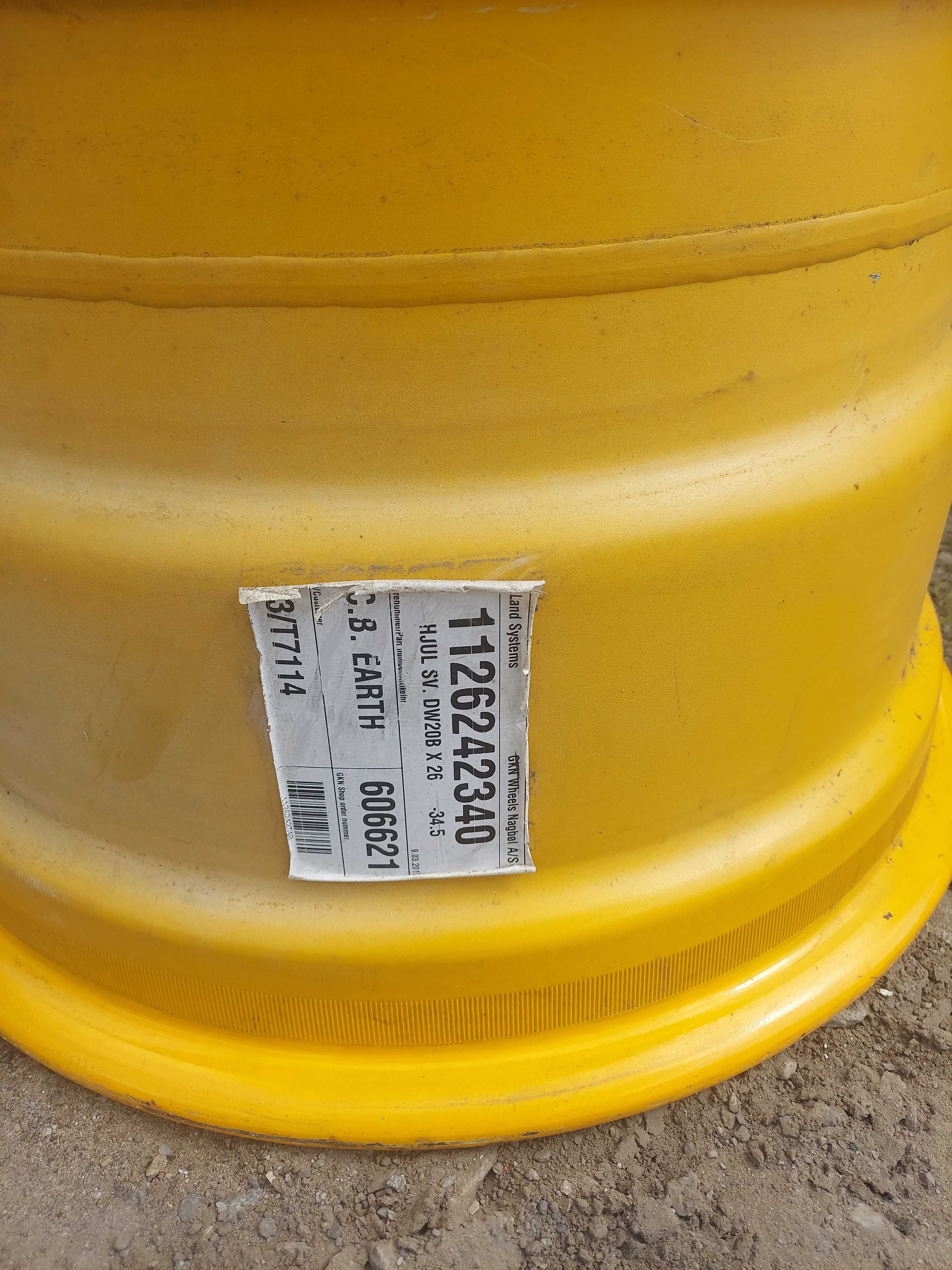 Felgi JCB Ładowarka 20Bx26 620/70r26 23.1-26 620/75r26 23.1r26