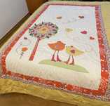 Edredão (cama criança) + Almofadas + Cortinados + Candeeiro