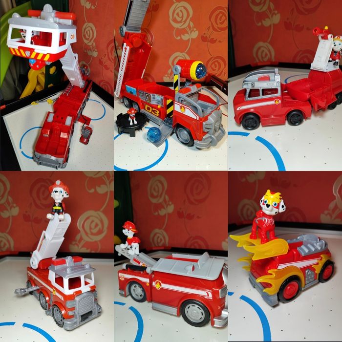 Щенячий патруль Paw patrol  оригінал Маршал  з машиною